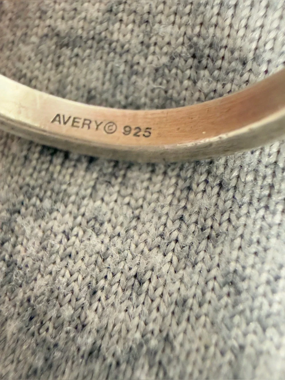 James Avery Sterling Silver Script Initial Ring “K” Size 8.75 Unisex
